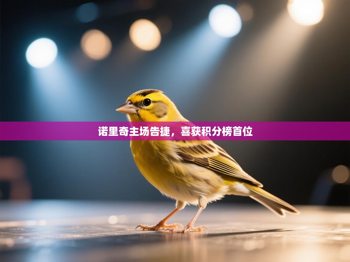 诺里奇主场告捷,喜获积分榜首位 第1张